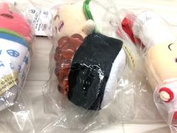 Chiikawa 餐廳廚師毛公仔吊飾 壽司三文魚子 茶色 中古 圖 6