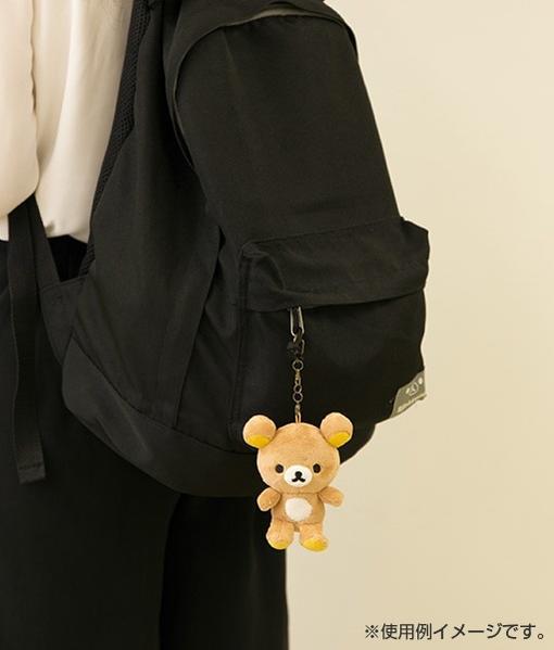 Rilakkuma 外出毛公仔鎖匙扣 - 可選 Relax 熊或 Korilakkuma 圖 3