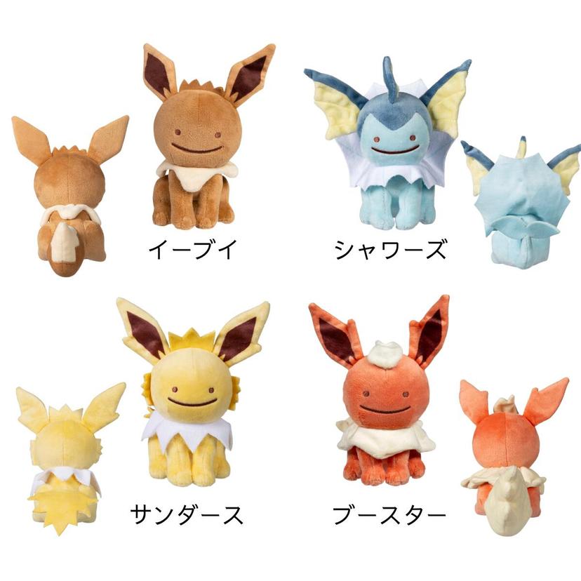 Pokemon Center 原創 變身！百變怪 毛公仔 伊布家族 比卡超 耿鬼 六尾 卡比獸 波克比 背背龍 啟暴龍 鯉魚王 電羊 夢夢 路卡利歐 圖 4