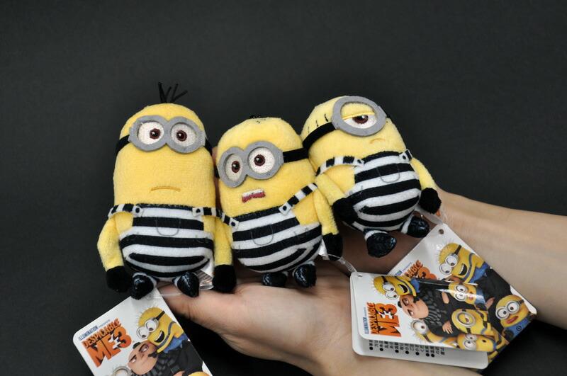 迷你兵團 Minions 波鏈毛公仔吊飾 - 囚犯款 圖 4