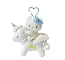 Sanrio Characters Hello Kitty 高級毛公仔吊飾（天馬） 圖 1