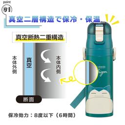 Skater 寶可夢不鏽鋼水壺 470ml 可刻名 兒童水樽 直飲 保溫保冷 2way 圖 2