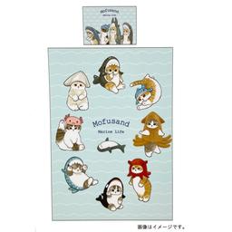 mofusand 毛公仔被套枕套2件套 鯊魚貓 掛布被套 枕頭套 圖 4