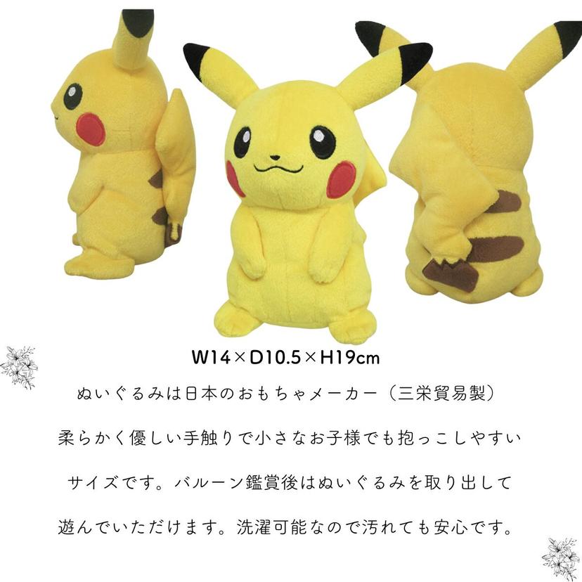 Pokemon 毛公仔氣球禮物（可選角色） 圖 7