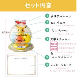 Pokemon 毛公仔氣球禮物（可選角色） 圖 8