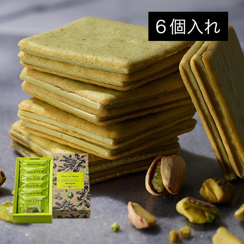 PISTA & TOKYO 開心果夾心餅 開心果&開心果 6塊裝 圖 2