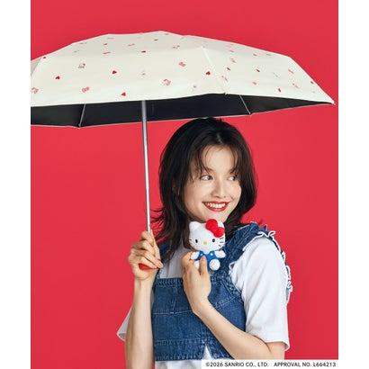 Wpc. Sanrio角色聯乘完全遮光遮熱晴雨兩用傘（紅色 Hello Kitty） 圖 1