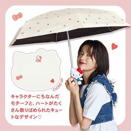 Wpc. Sanrio角色聯乘完全遮光遮熱晴雨兩用傘（紅色 Hello Kitty） 圖 6