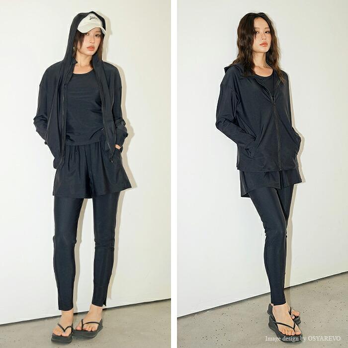 女裝連帽防曬泳衣套裝（5件套） 圖 74