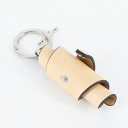 LONGCHAMP 皮革鑰匙圈掛飾 36095 J27 514 VEGETAL [2026AW] 圖 5