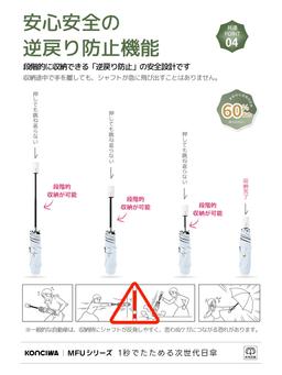 KONCIWA MFU1S Air 碳纖維自動開收摺疊遮陽傘 圖 8