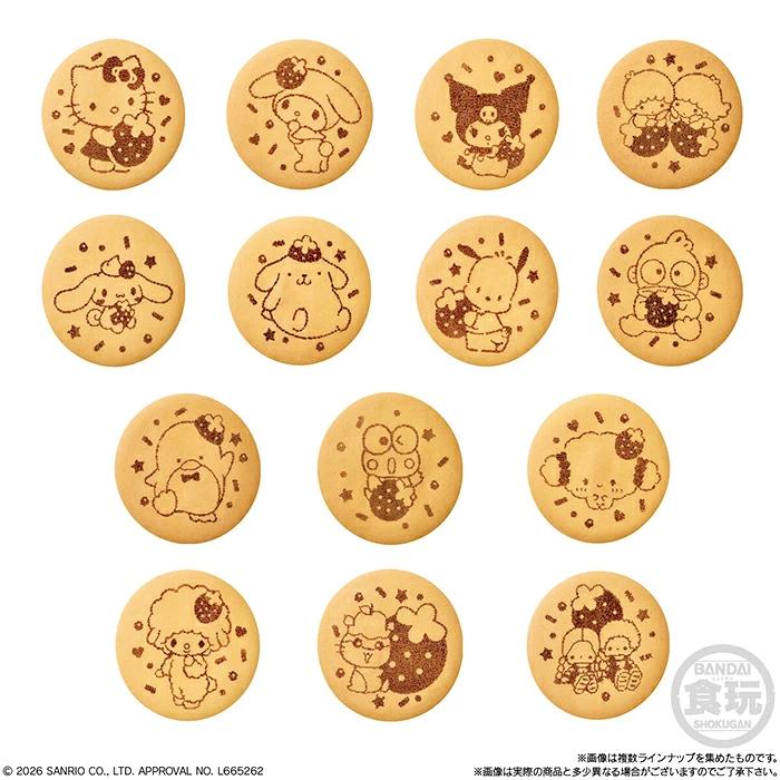 Sanrio Characters 刺繡徽章餅乾 4 盒裝 (12個裝) 食玩 圖 4