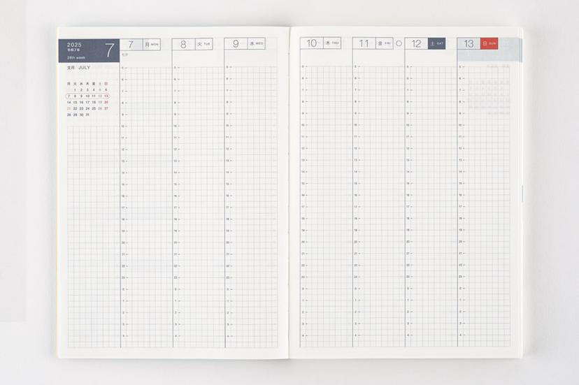 Hobonichi Techo 2026 手帳本體（替芯）Cousin [A5] 日文 avec 後期 1日1頁 7月 週一開端 圖 15