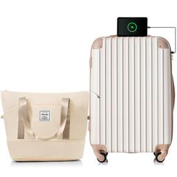 TANOBI T9088 輕量可登機行李箱 配備TSA鎖、USB充電口及杯架 圖 65