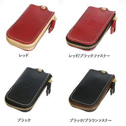 Porcorosso 日本製真皮四連拉鏈智能鑰匙包 圖 18