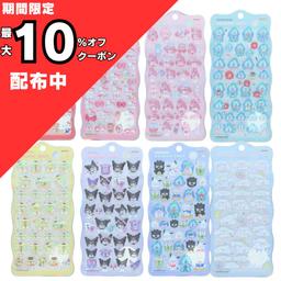 Sanrio 角色閃粉立體貼紙組 圖 1