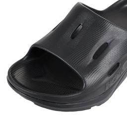 HOKA 男女裝 Ola Recovery Slide 3 黑色涼鞋 圖 4