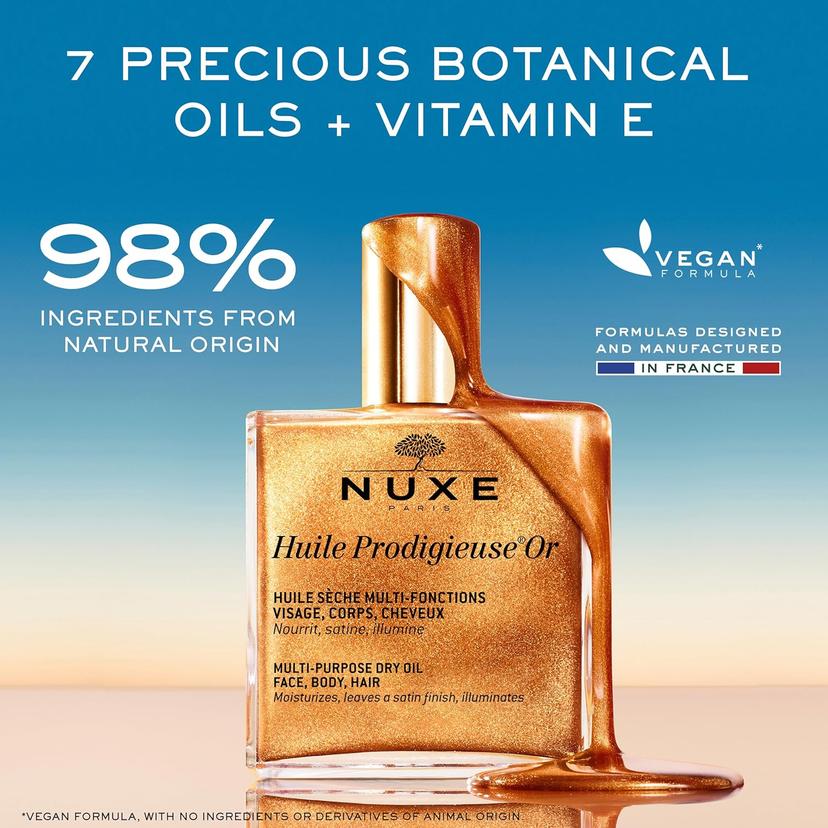 Nuxe Prodigieux Gold Oil 多用途金色美容油 50mL 圖 5