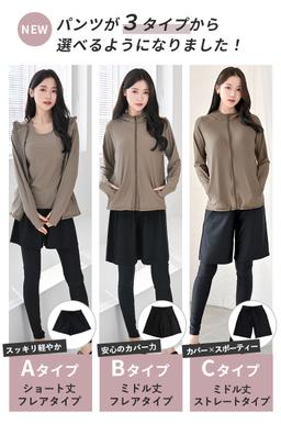 Dearcolon rs005set5 修飾體型連帽防曬泳衣5件套裝（連打底褲） 圖 3