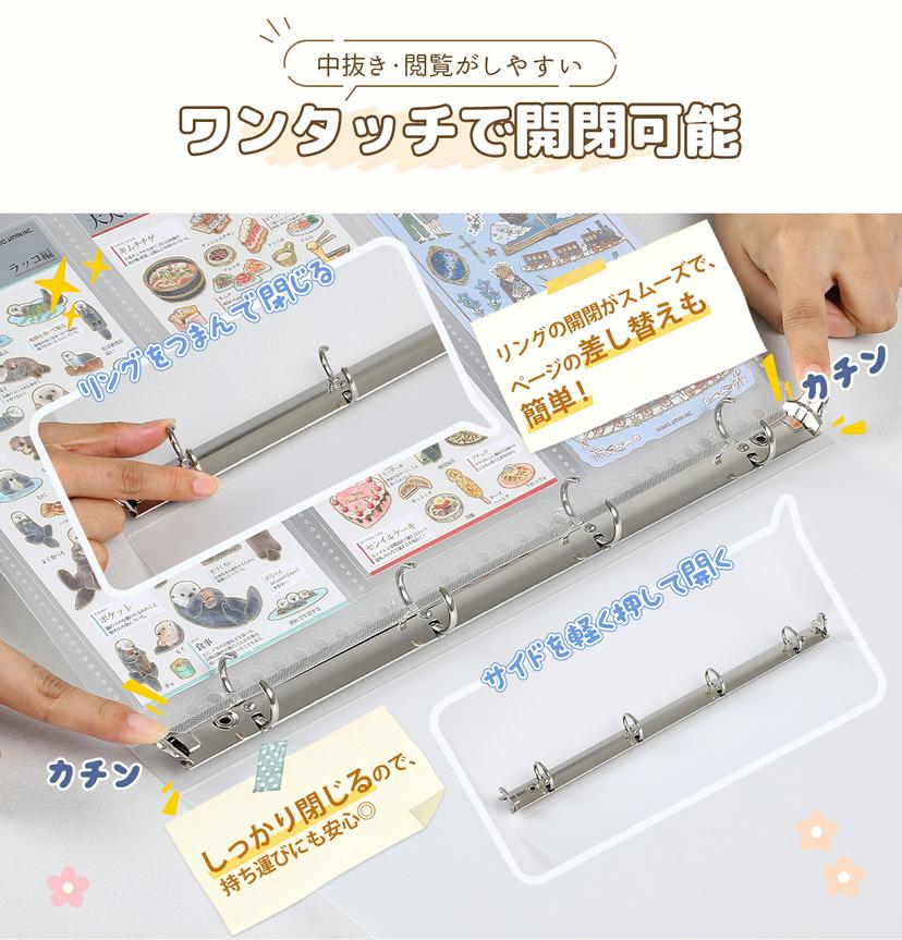 AGPTEK 高透明 A4 貼紙收納內頁（3口袋） 圖 16
