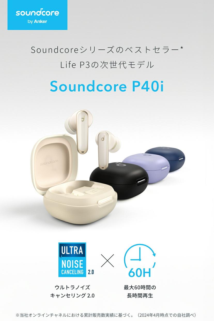 Anker Soundcore P40i 藍牙耳機 圖 1