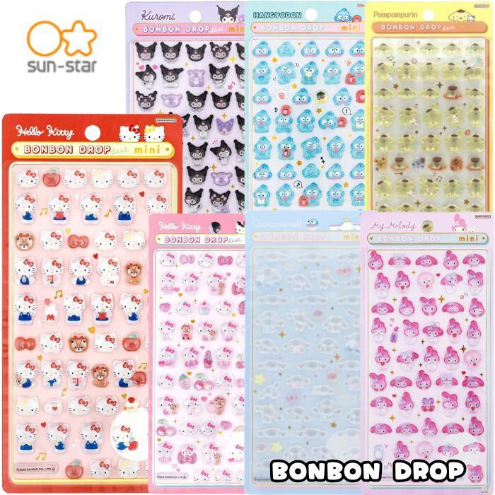 Sanrio Bonbon Drop Seal Mini 立體貼紙 圖 1