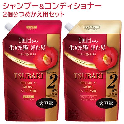 TSUBAKI 椿油 高效保濕修護洗護套裝 (補充裝) 各600mL 圖 1