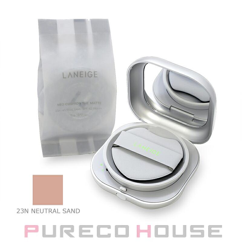 LANEIGE Neo 霧面氣墊粉底 SPF42 PA+++ (連補充裝) #23N NEUTRAL SAND