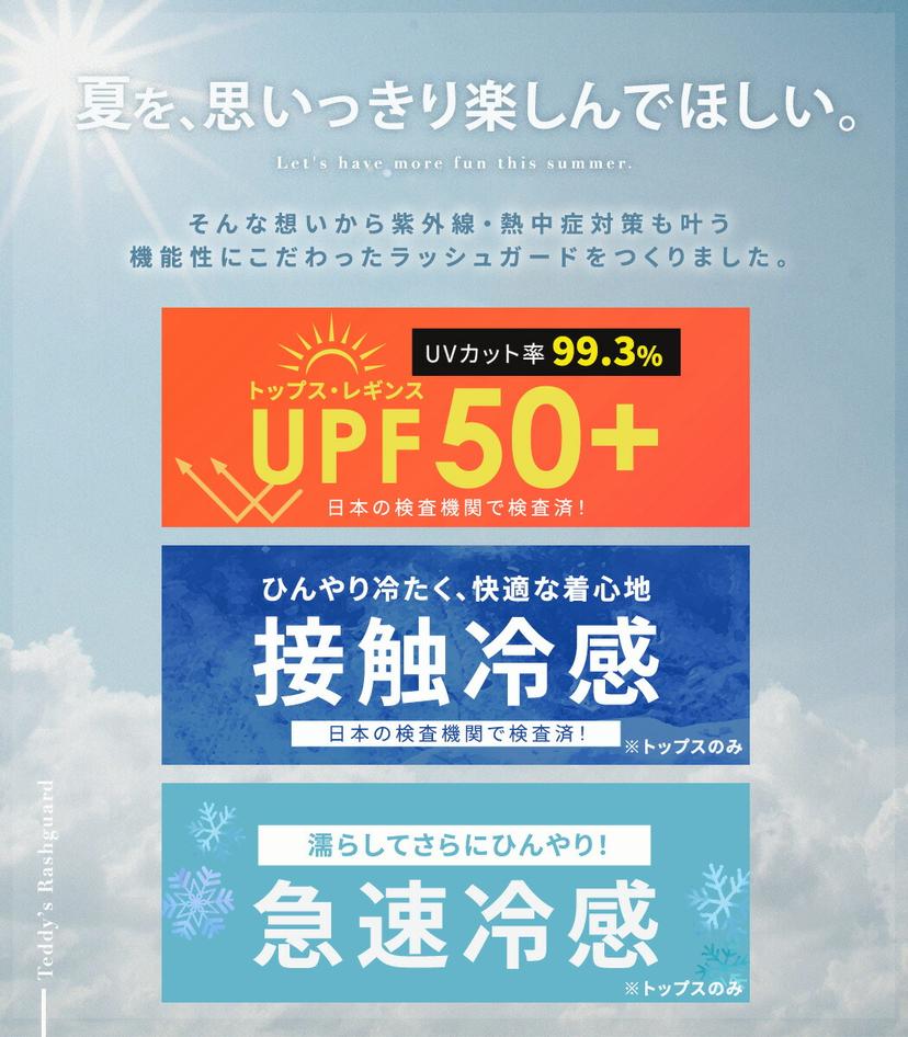 女士防曬泳衣3件套 長袖層次上衣連胸墊 附短褲及打底褲 UPF50+ 圖 2