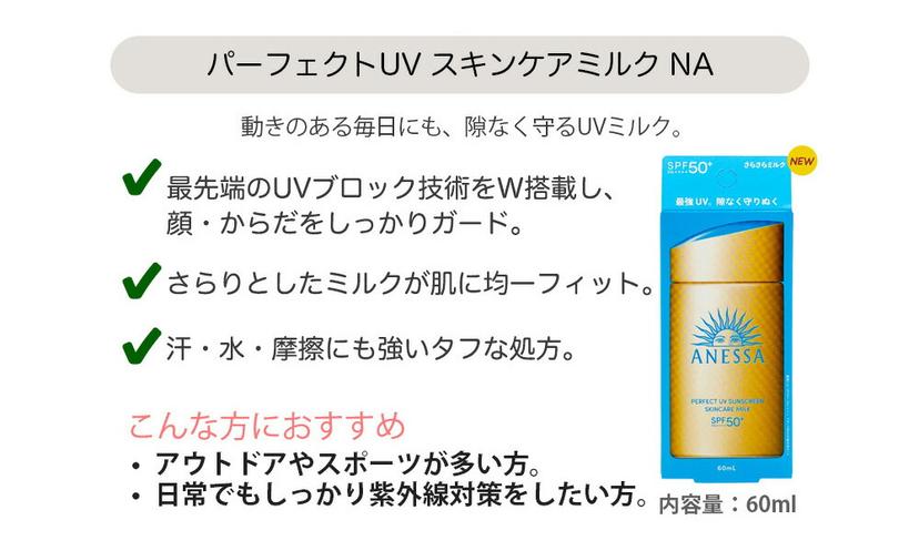 資生堂 ANESSA 完美UV 護膚防曬乳液 NA SPF50+ PA++++ 60mL 圖 1